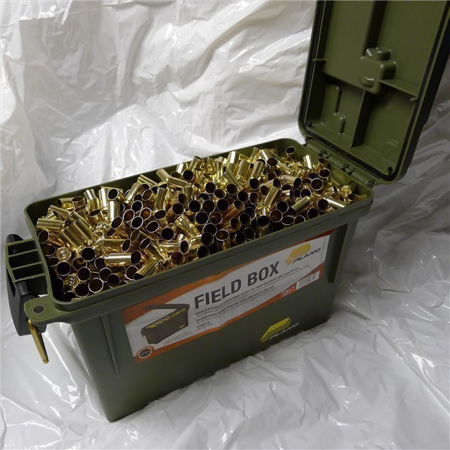9mm Brass Casings POLISHED w/Field Box 1700ct-img-0