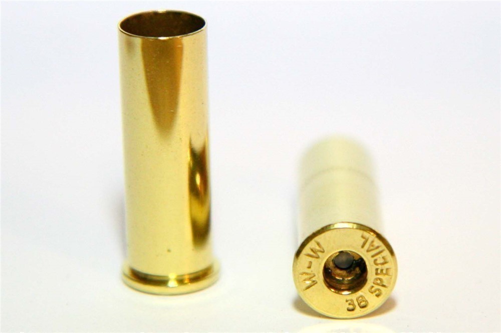 .38SPL BRASS Casings  POLISHED PROCESSED Ready to Load 300ct!-img-0