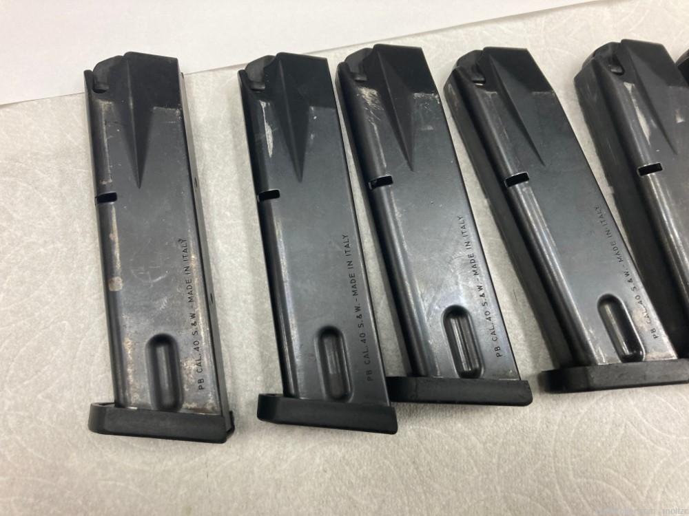 Six (6) Beretta 96 .40 S&W 11rd Mags – LEO Restricted-img-1