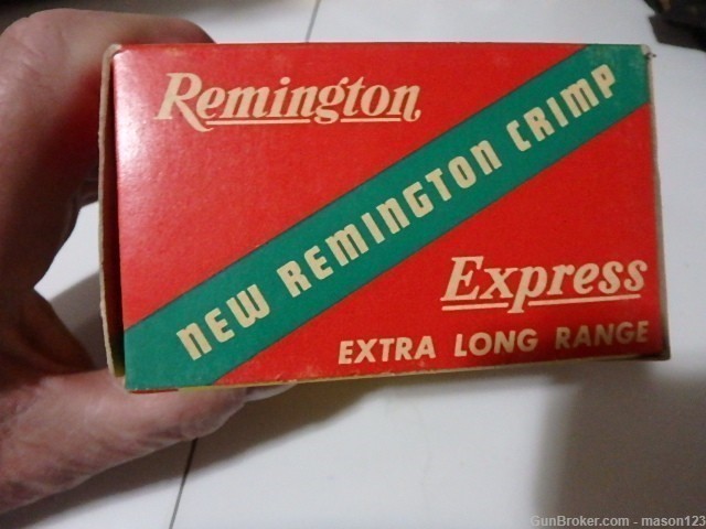 FULL 12 GA REMINGTON EXPRESS PAPER SHELL BOX FRESH OUT OF THE CASE 4s-img-2