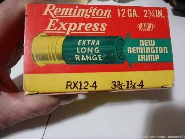 FULL 12 GA REMINGTON EXPRESS PAPER SHELL BOX FRESH OUT OF THE CASE 4s-img-4