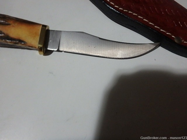 ROOSTER PHEASANT CASE XX 1990 BIRD KNIFE SUPER NEAT IN SHEATH-img-3