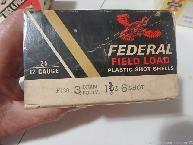FULL FEDERAL 12 GA RED QUAIL BOX  NO 6 SHOT-img-1