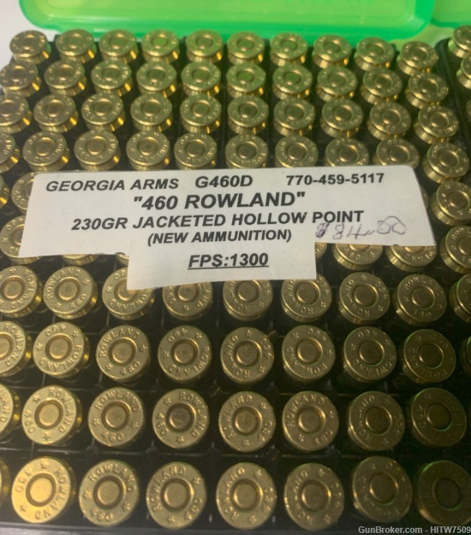 460 Rowland By Georgia Arms 100 rds 230gr JHP-img-0