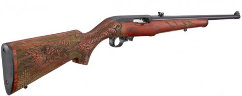 Ruger 10/22 Dragon .22 LR Red Lam 18.5 in. 10 Rd.-img-0