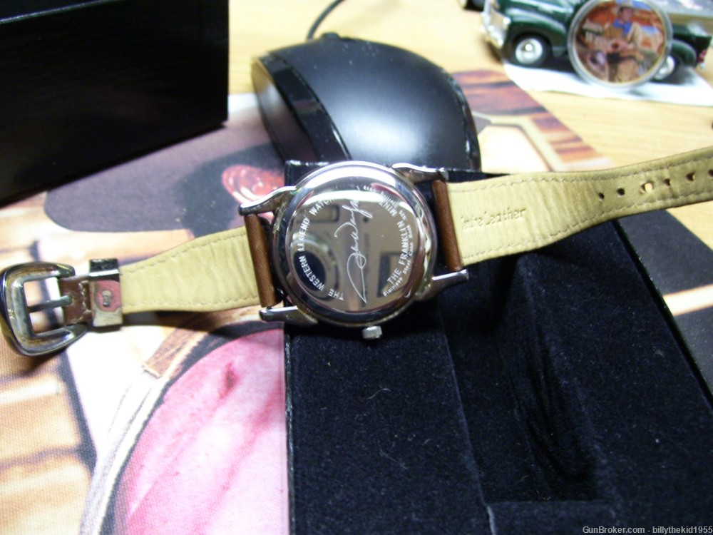John Wayne Rare Watch Franklin Mint-img-4