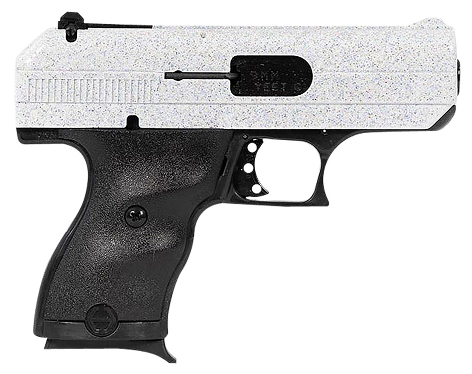 Hi-Point C9 9mm Luger 8+1 3.50 Black & White Sparkle Pistol -img-0