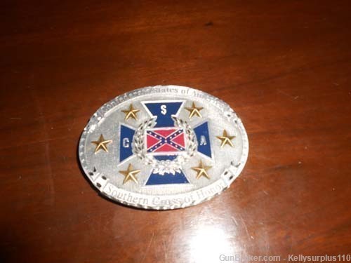 Southern Cross of Honor Belt Buckle  - Very few left-img-0