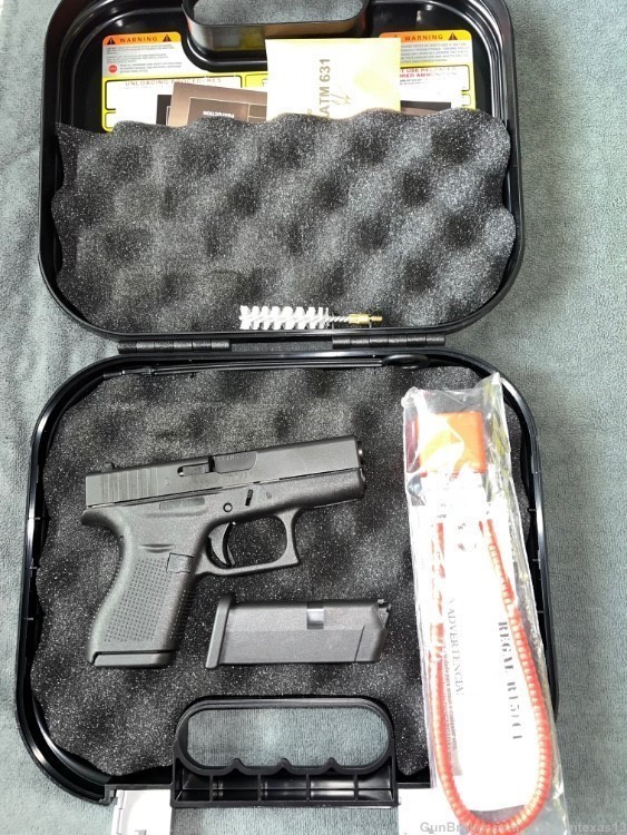 Glock Model 42 in .380 ACP with 3.25” barrel (Factory New)-img-2