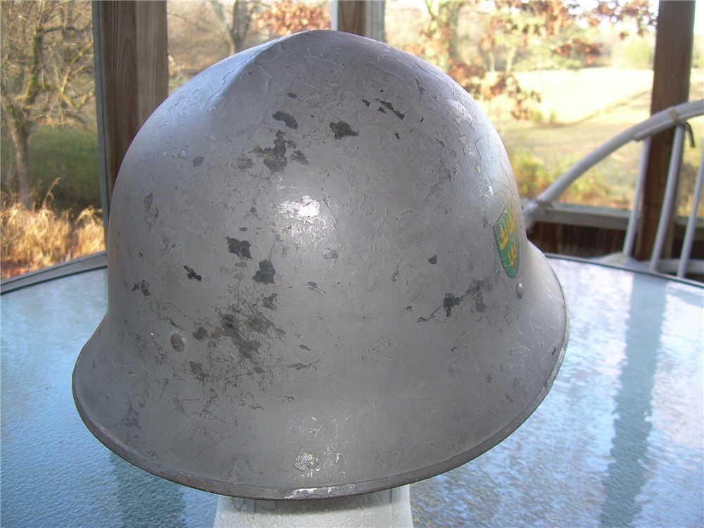 Pre-WWII Swedish M1921/18 Steel Helmet, complete rare large size-img-4