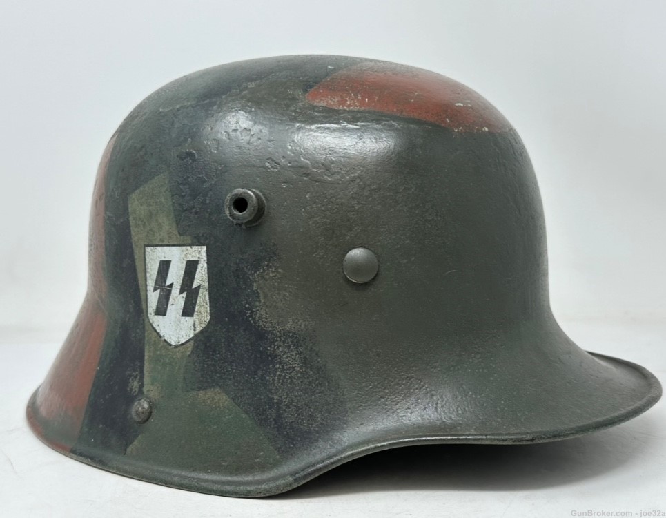WW2 German SS Camo DD M16 Helmet WWII WW1 shell m17 ET uniform -img-1