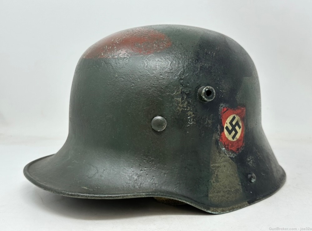 WW2 German SS Camo DD M16 Helmet WWII WW1 shell m17 ET uniform -img-3