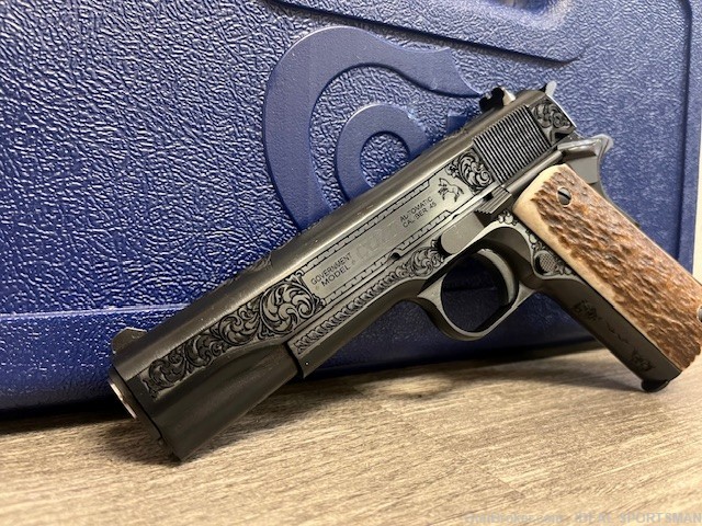 COLT 1911 GOVERNMENT TYLER GUN WORKS ENGRAVED 45 ACP O1911CTGW RARE NEW-img-1