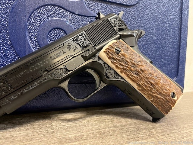 COLT 1911 GOVERNMENT TYLER GUN WORKS ENGRAVED 45 ACP O1911CTGW RARE NEW-img-2