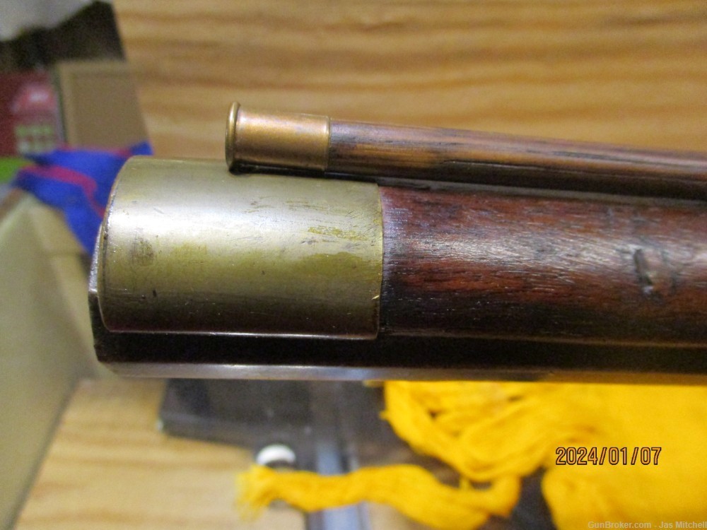 Unsigned Tennessee Mountain Rifle,38 Caliber,Conversion to Percussion.-img-10