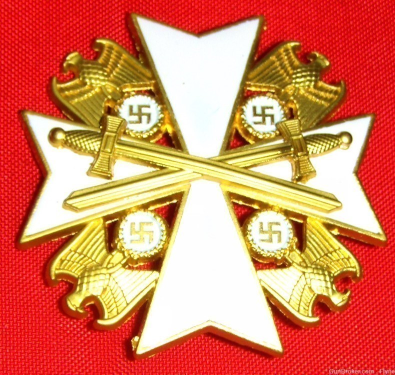 3rd Reich WWII Order of The German Eagle with Swords 2nd Class REPRODUCTION-img-0