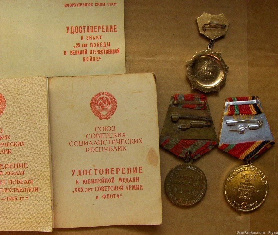 Russian-Soviet Awards given to Lt.-Colonel Kashapov A.K.-img-2
