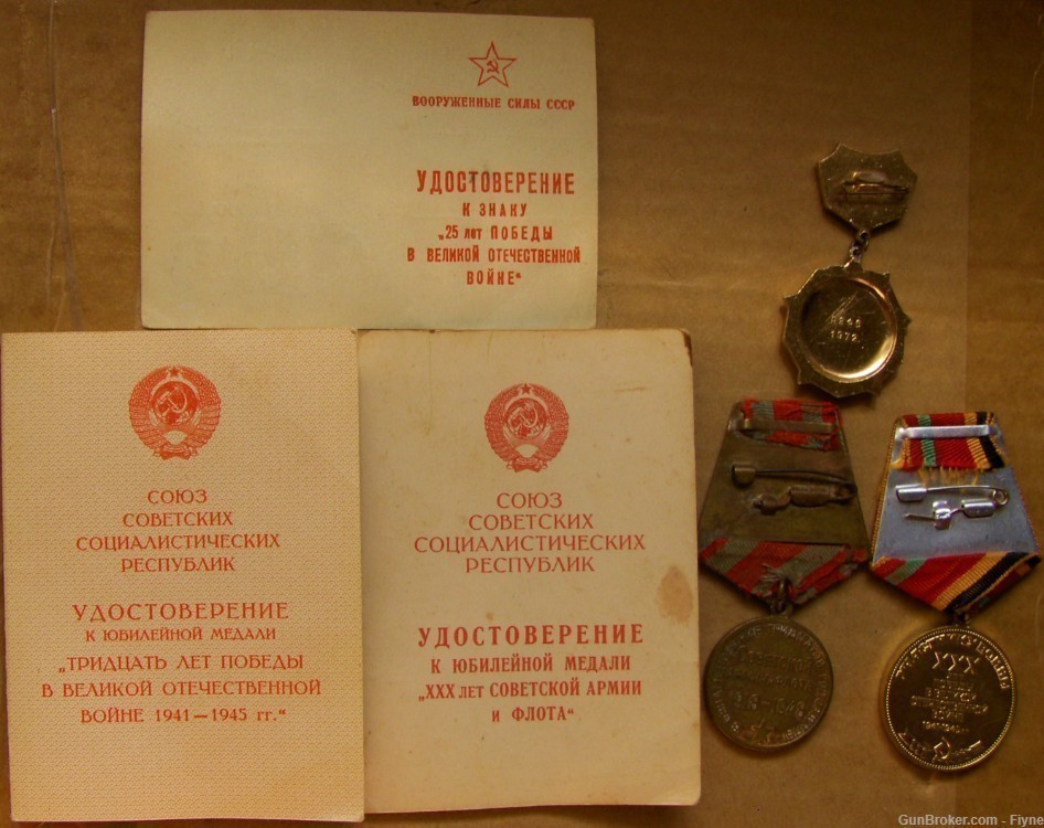 Russian-Soviet Awards given to Lt.-Colonel Kashapov A.K.-img-1