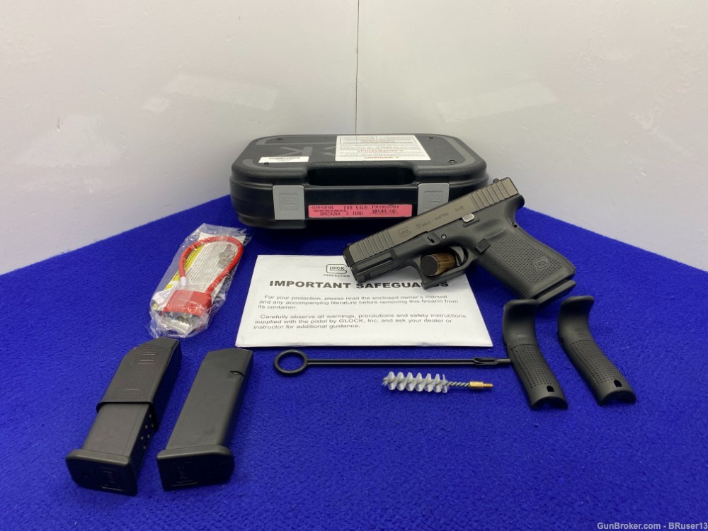 Glock 19 Gen5 9mm nDLC 4.01" *STAPLE CARRY GUN BY WHICH ALL ARE MEASURED*-img-0