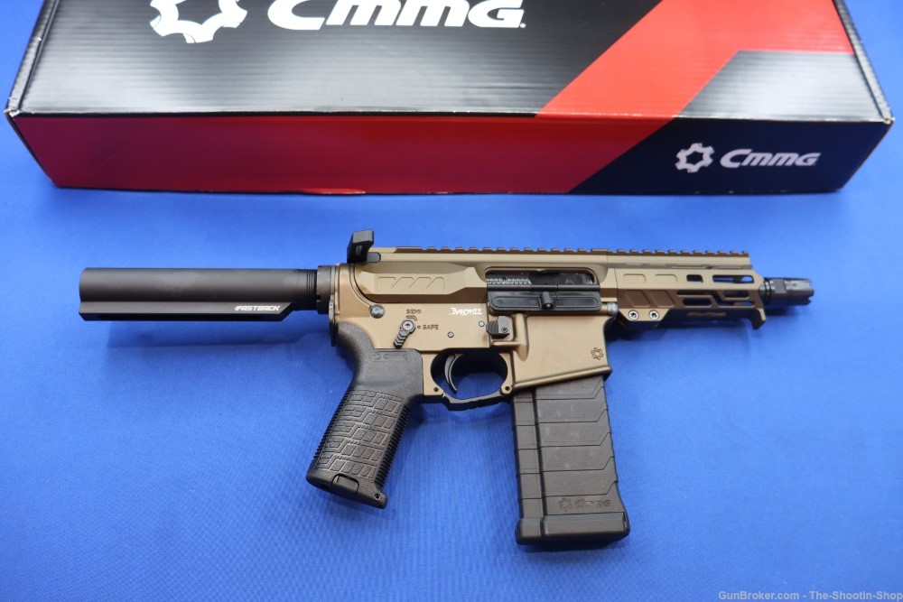 CMMG Model BANSHEE MK4 AR Pistol 5.7X28 Midnight Bronze 40RD Threaded NEW-img-0