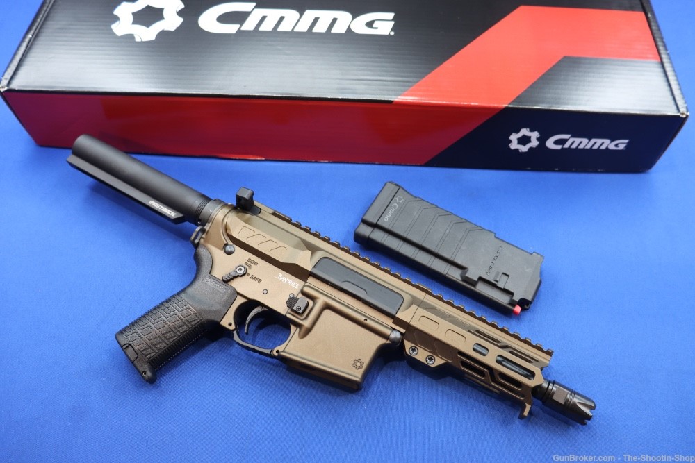 CMMG Model BANSHEE MK4 AR Pistol 5.7X28 Midnight Bronze 40RD Threaded NEW-img-28