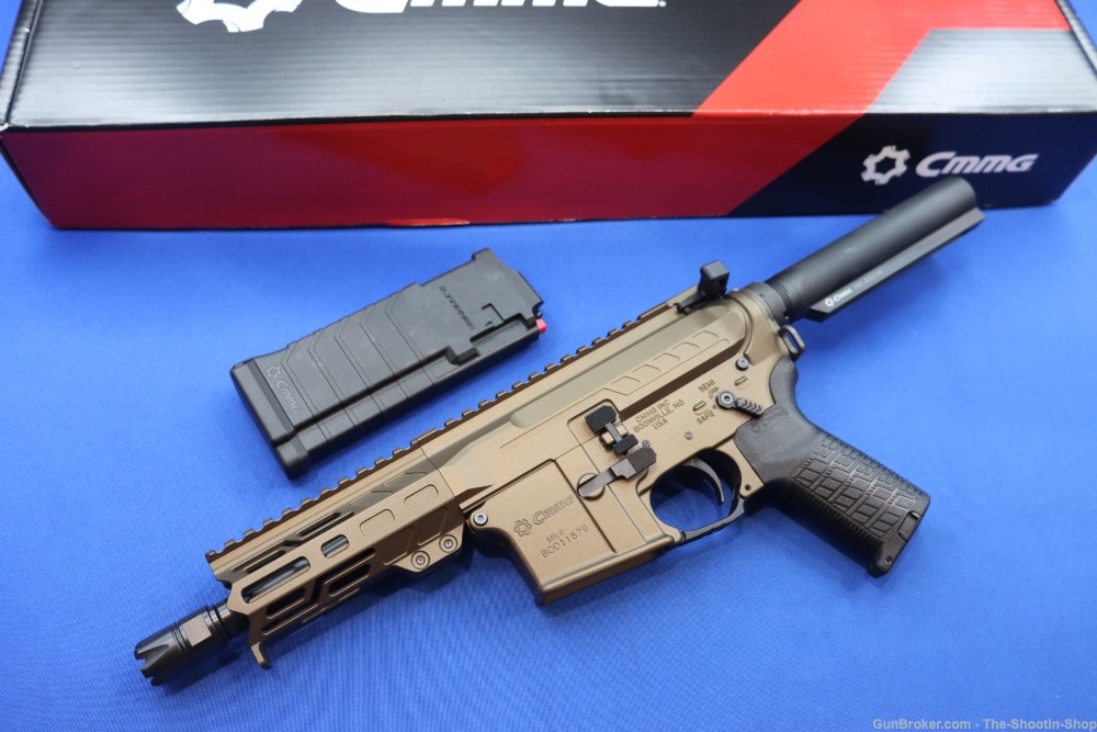 CMMG Model BANSHEE MK4 AR Pistol 5.7X28 Midnight Bronze 40RD Threaded NEW-img-27