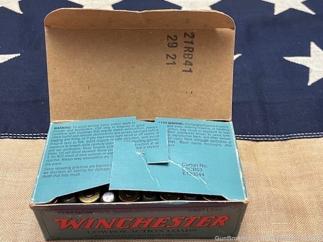 44 SPECIAL, WINCHESTER COWBOY 240 gr COWBOY BOX! HARD TO FIND! -img-7