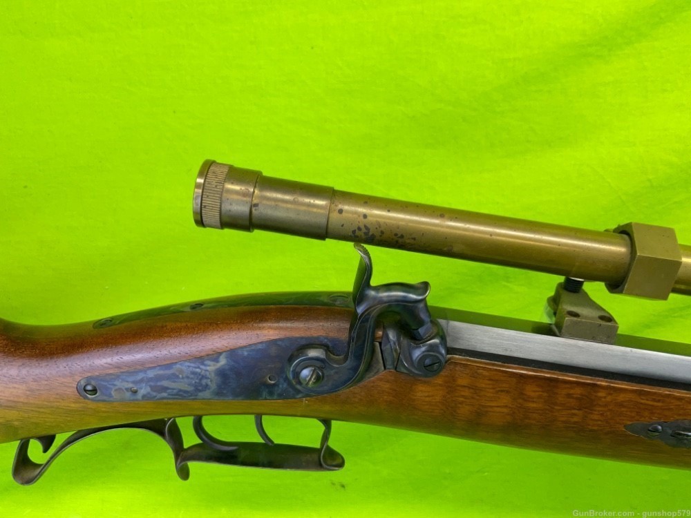 Pedersoli Tryon Target Rifle Match Sniper Dixie 4x15 Brass Scope DGW 50 Cal-img-14