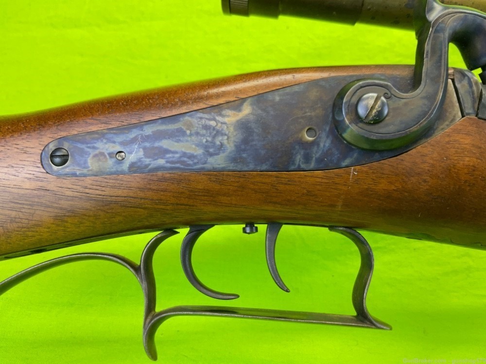 Pedersoli Tryon Target Rifle Match Sniper Dixie 4x15 Brass Scope DGW 50 Cal-img-13