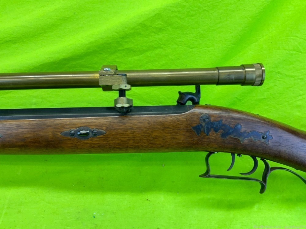 Pedersoli Tryon Target Rifle Match Sniper Dixie 4x15 Brass Scope DGW 50 Cal-img-23