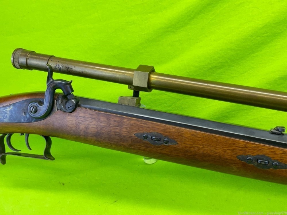 Pedersoli Tryon Target Rifle Match Sniper Dixie 4x15 Brass Scope DGW 50 Cal-img-7