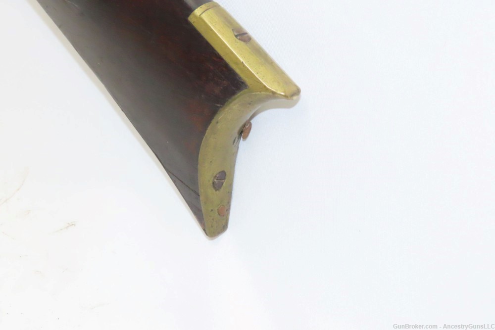 ENGRAVED Antique Full-Stock .38 Percussion PIONEER Long Rifle HOMESTEAD    -img-19