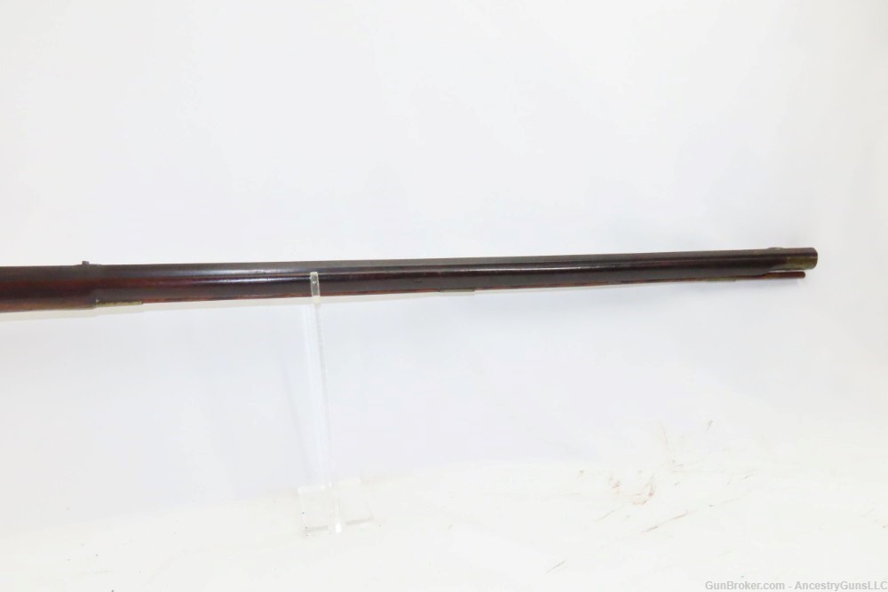 ENGRAVED Antique Full-Stock .38 Percussion PIONEER Long Rifle HOMESTEAD    -img-4