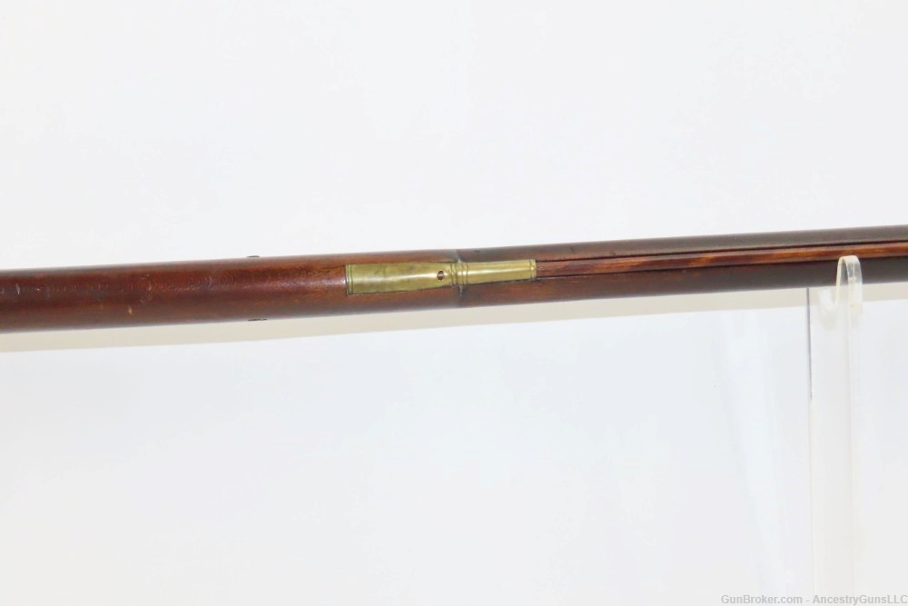 ENGRAVED Antique Full-Stock .38 Percussion PIONEER Long Rifle HOMESTEAD    -img-8