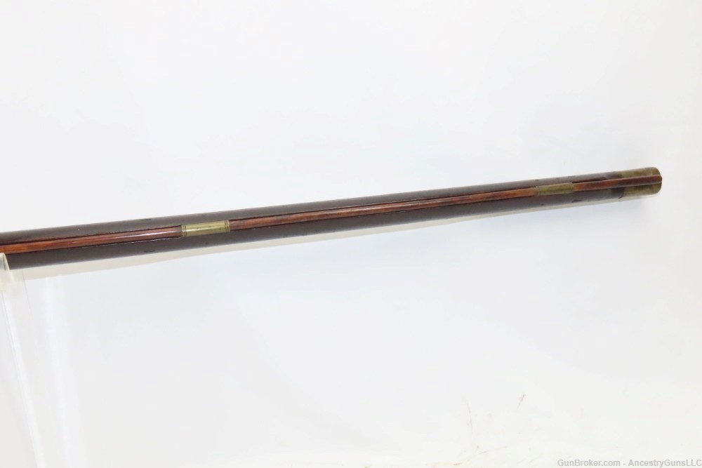 ENGRAVED Antique Full-Stock .38 Percussion PIONEER Long Rifle HOMESTEAD    -img-9