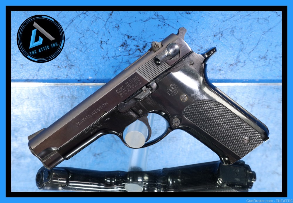 SMITH AND WESSON 59 9MM MADE IN 1975 S&W MODEL 59-img-0