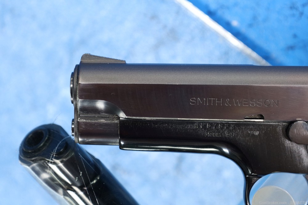 SMITH AND WESSON 59 9MM MADE IN 1975 S&W MODEL 59-img-9