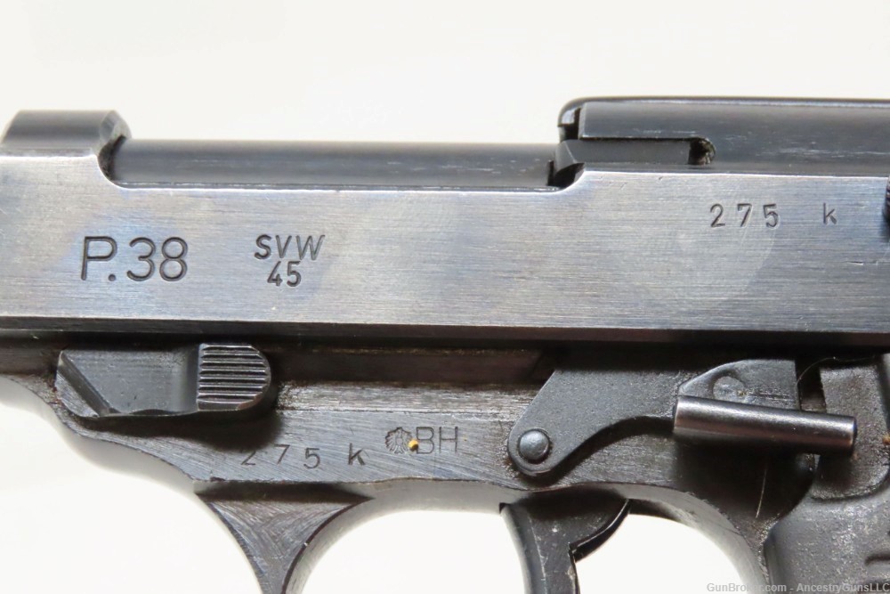 GRAY GHOST French Produced AUSTRIAN BUNDESHEER MAUSER SVW/45 P38 Pistol C&R-img-6