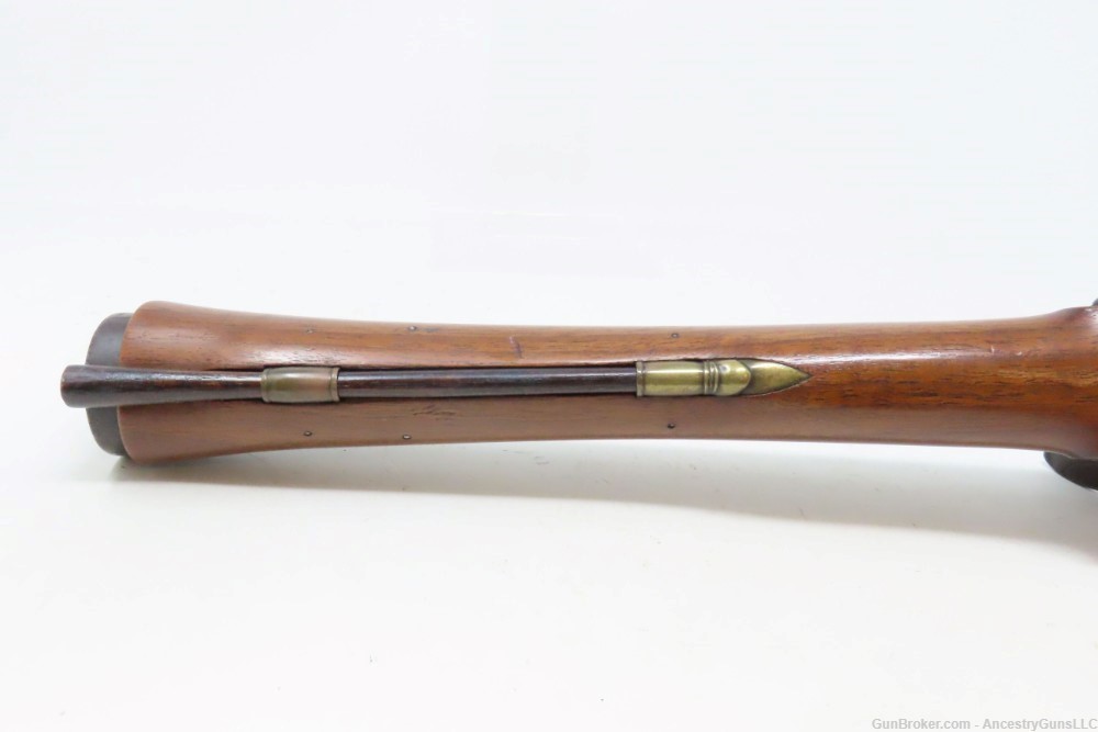 Antique Ornate OTTOMAN Flintlock BLUNDERBUSS DAG KNEE Pistol  -img-16