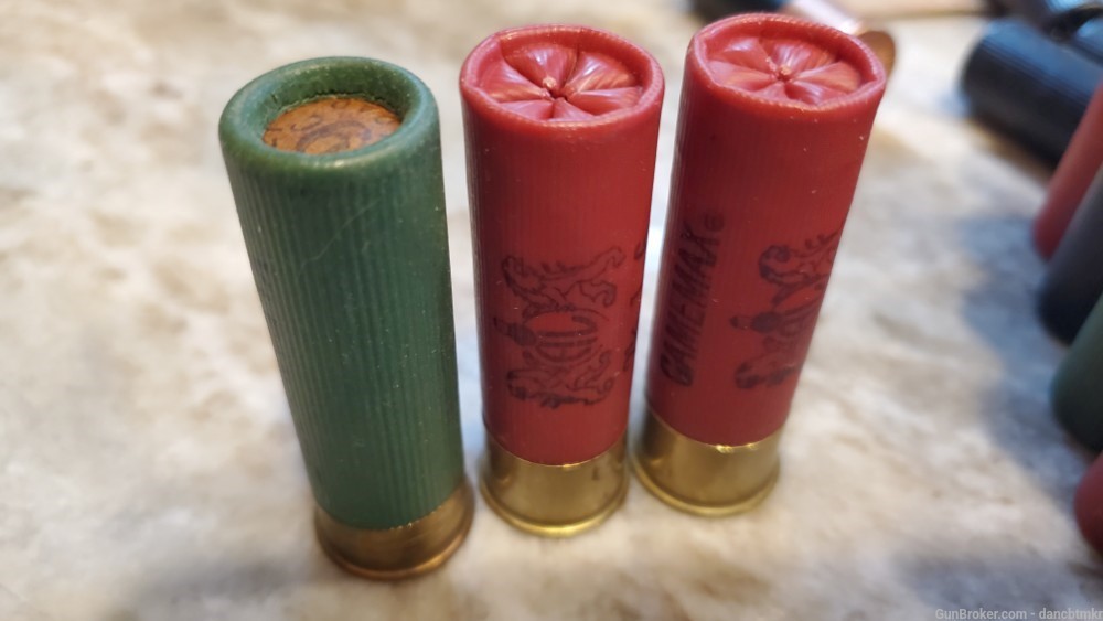 16 Gauge Shotshells - 50 rounds #6's mixed bag some vintage Alcan & Rem-img-11