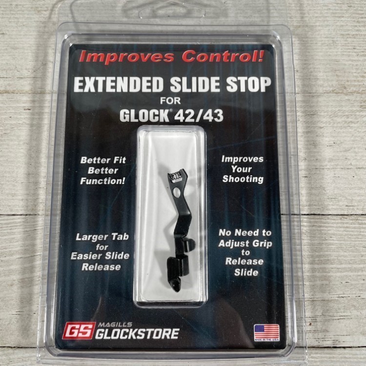 Glock 42 43 Extended Slide Stop New-img-0