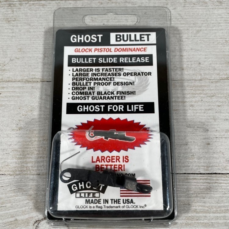 Ghost Bullet Slide Release for Glock 30 31 32 33 34 35 37 38 39-img-0