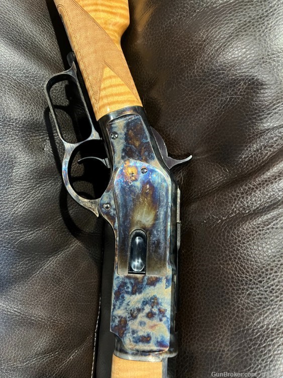 Winchester 45 LC 45 Long Colt 1873 tiger maple riffle octogen barrel NIB-img-5