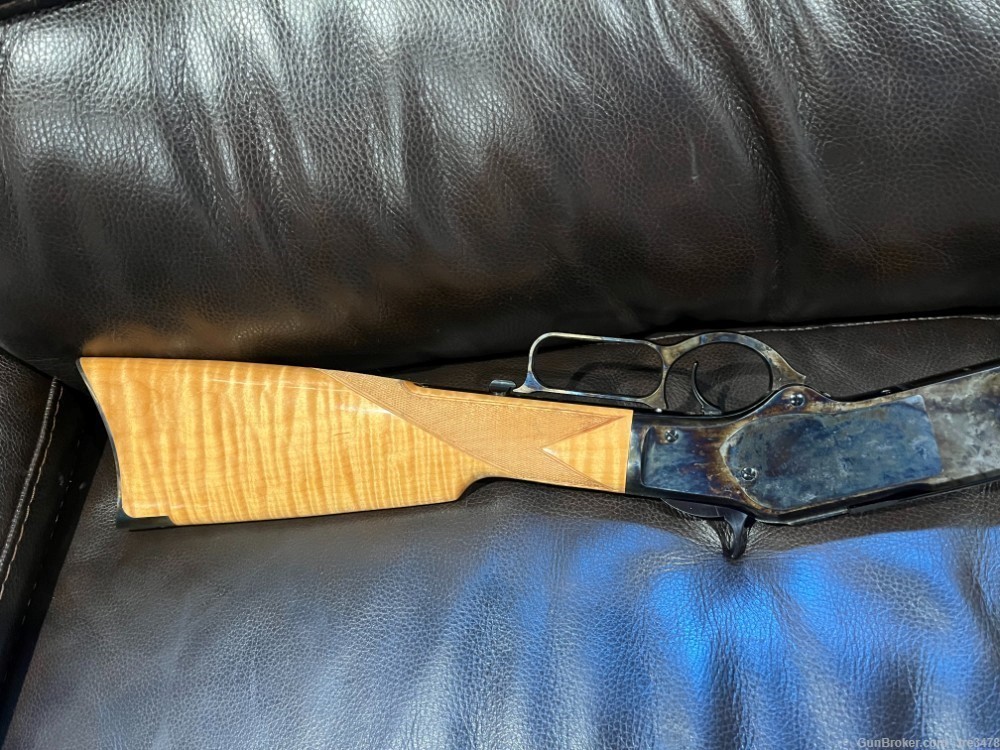 Winchester 45 LC 45 Long Colt 1873 tiger maple riffle octogen barrel NIB-img-1
