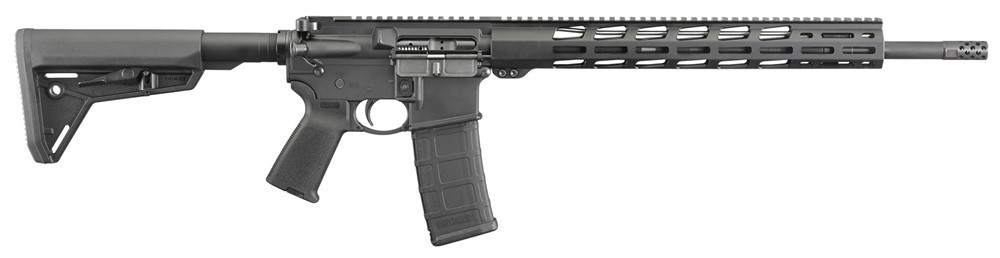 Ruger AR-556 MPR Rifle Black Synthetic 5.56Nato/223Rem 18 -img-1