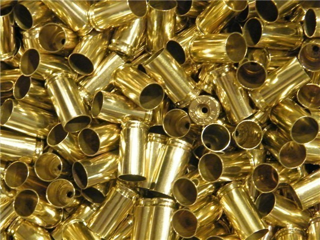500 pcs Commercial 9mm Brass - Very Clean Decapped-img-0