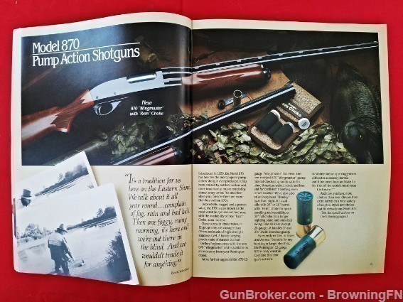 Orig Remington Catalog 1986 Model 7600 7400 Six-img-2