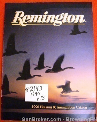 Orig Remington Catalog 1990 Model 870 700 7 7400-img-0