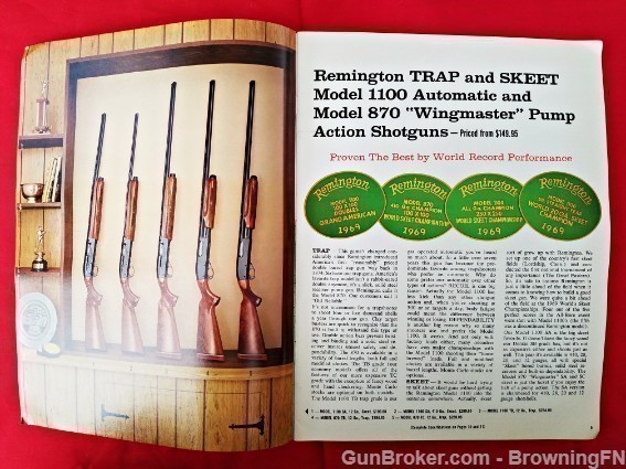 Orig Remington Catalog 1970 Model 1100 870 700 742-img-2