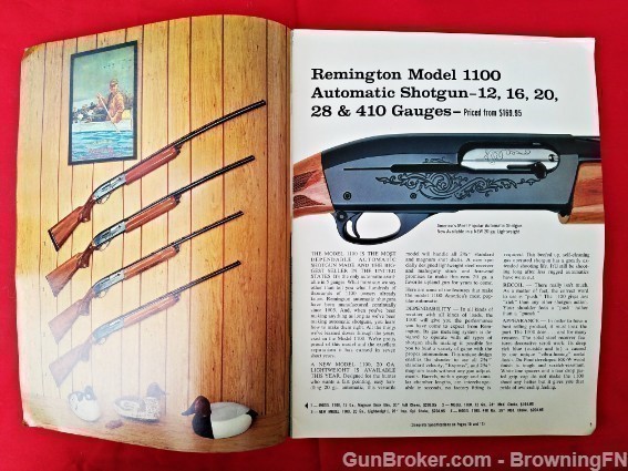 Orig Remington Catalog 1970 Model 1100 870 700 742-img-1